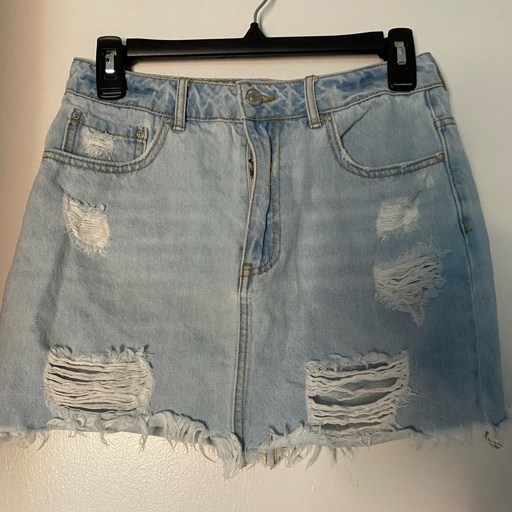 Denim skirt